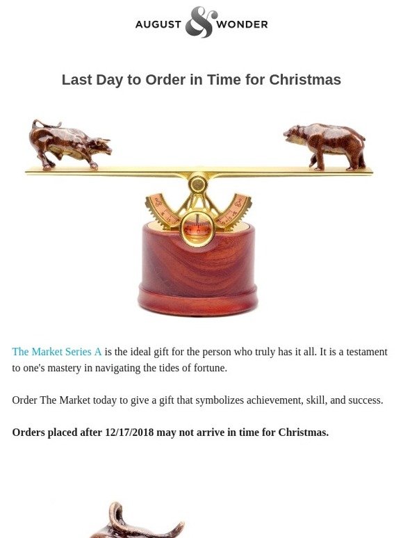 Last Day to Order for Christmas
