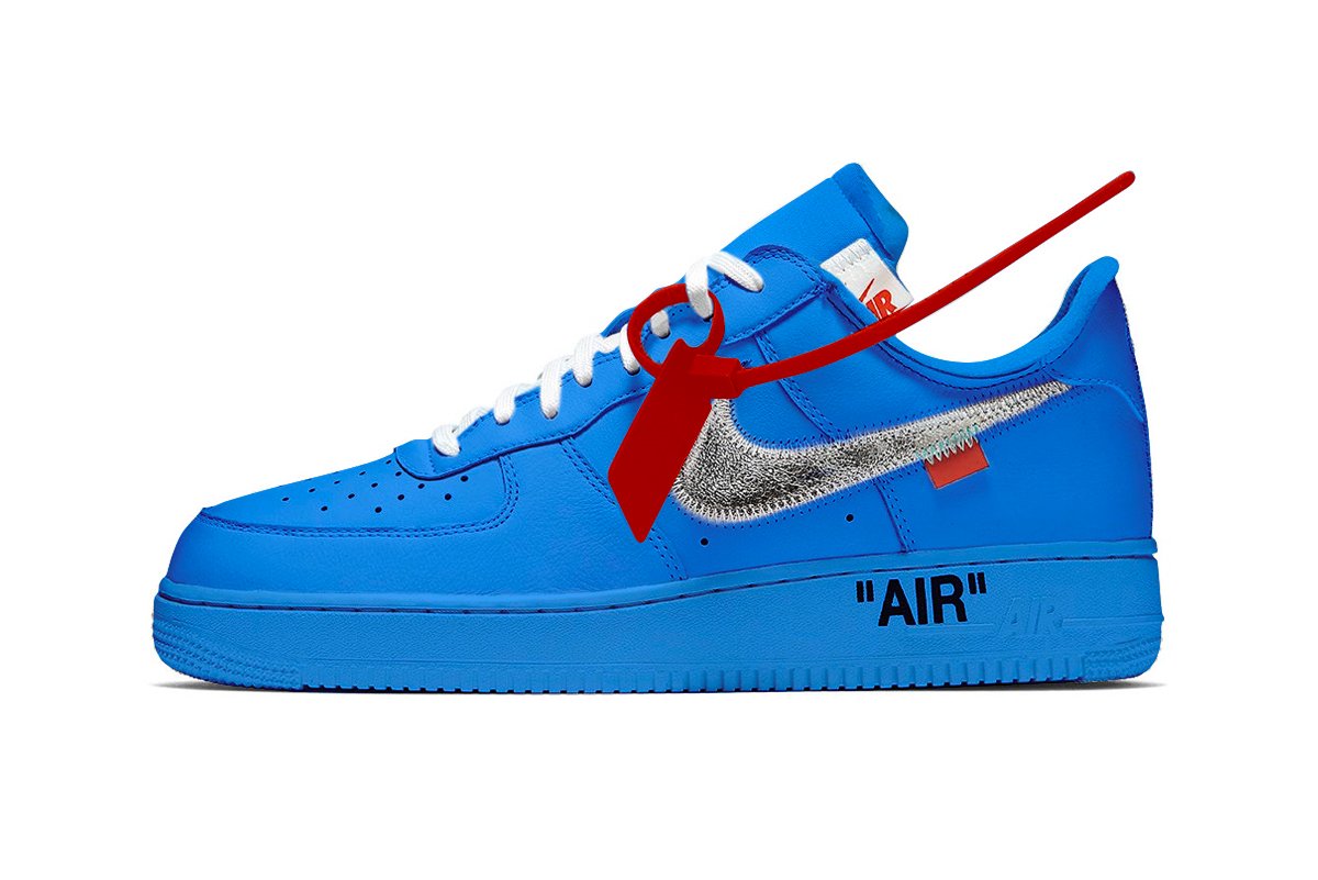 Hypebeast: Blue Off-White™ x Nike AF1 Rumored to Release at Museum of  Contemporary Art Chicago