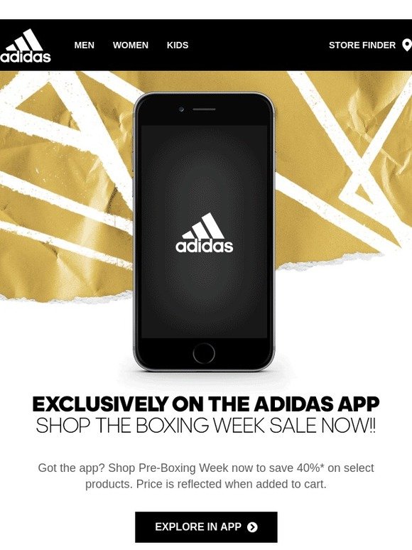 adidas boxing week