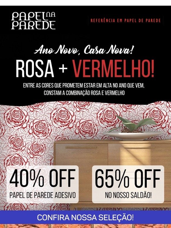 Rosa + Vermelho | Confira essa combinação!