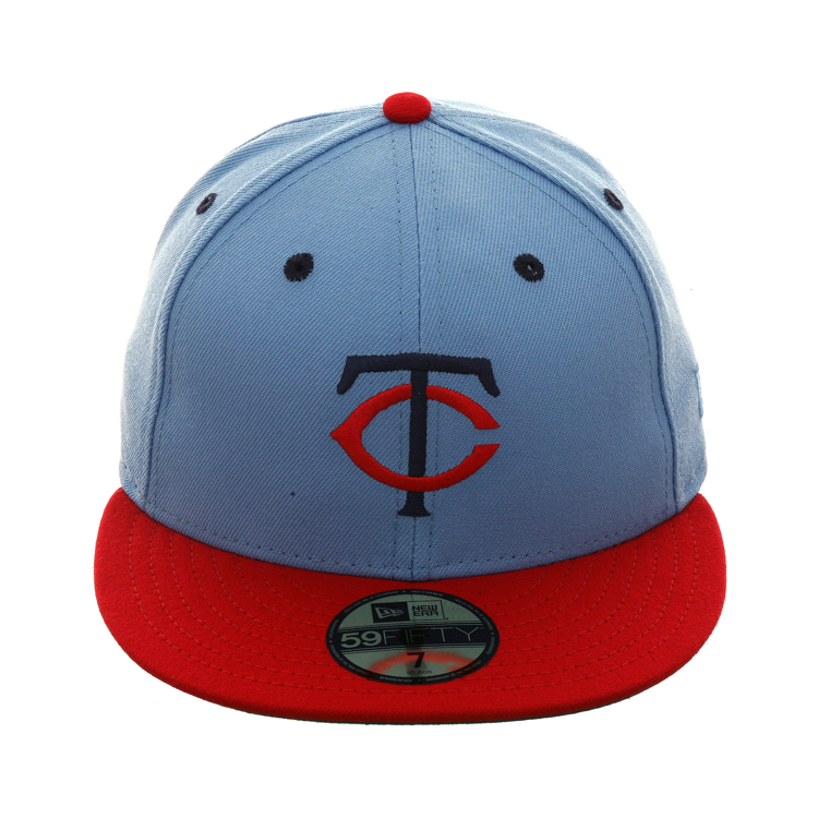 Hat Club Exclusive Minnesota Twins WHITE DOME Off White/Navy 2TONE