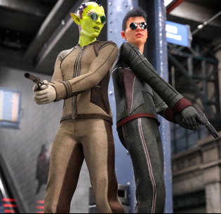 Intergalactic Spy Outfit Textures