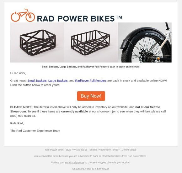 rad power large basket