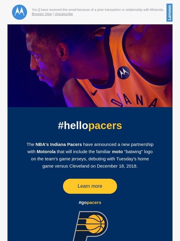 pacers motorola