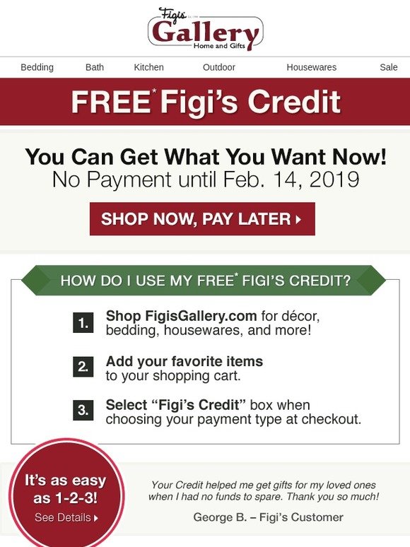 Figis Free Credit! Shop Now! Milled