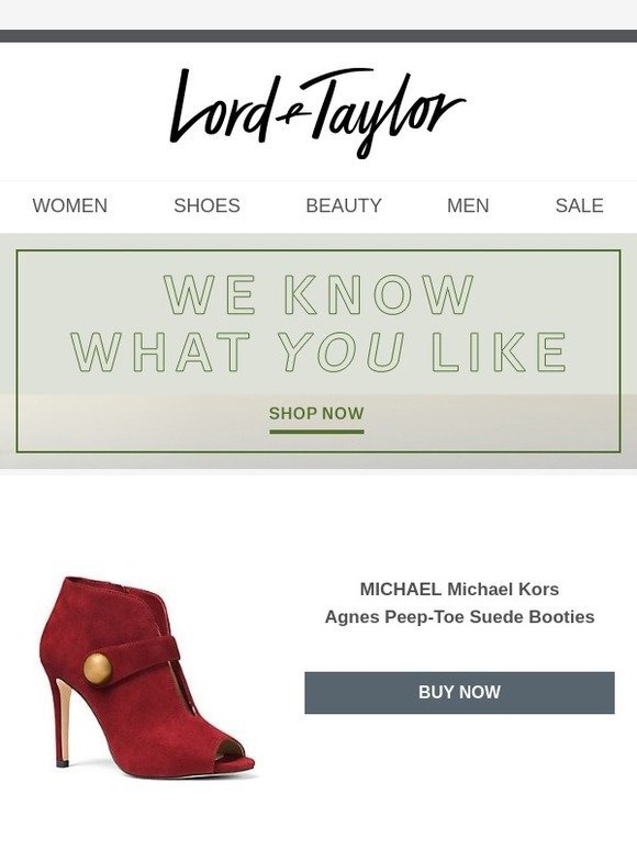 lord & taylor michael kors shoes