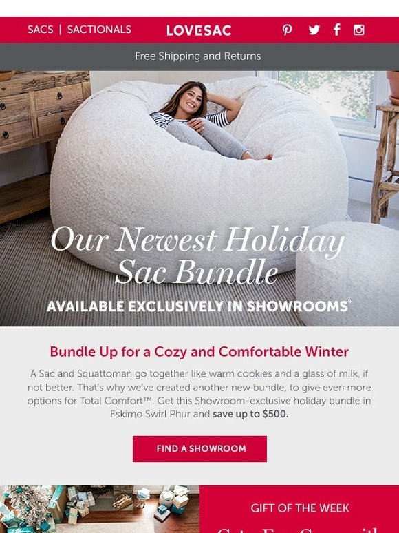 LoveSac This just in A new fabric option for Sac Bundles Milled