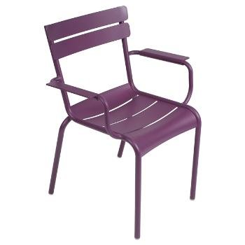 Luxembourg Stacking Armchair Set of 2 (Aubergine) - OPEN BOX