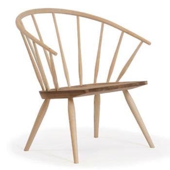 360 Burnham Windsor Chair (Black Walnut Wood) - OPEN BOX