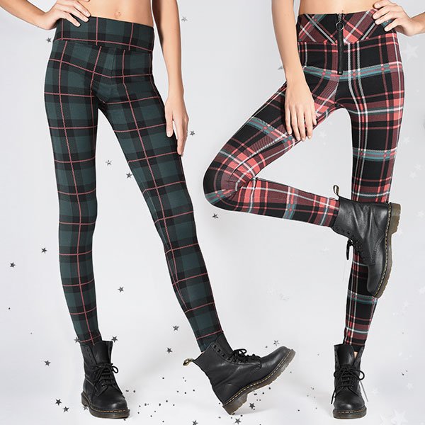 calzedonia it: Party in Plaid, get your holiday tights today!