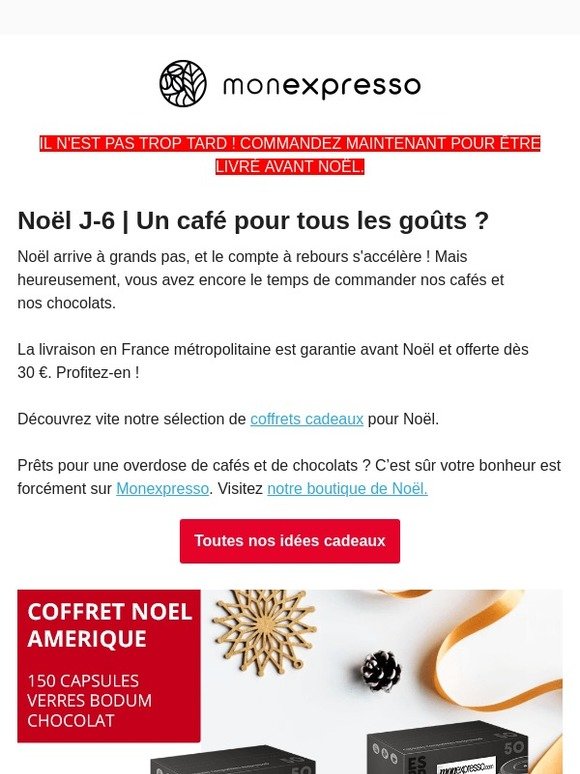 🎁 Cadeaux de dernière minute - Livraison  garantie avant Noël !