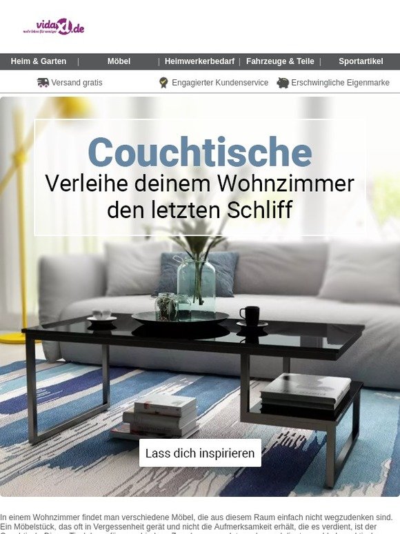Große Auswahl an Couchtischen