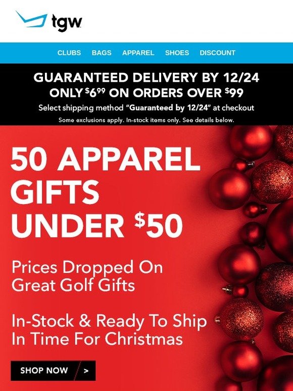 Tgw Com The Golf Warehouse Email Newsletters Shop Sales Discounts And Coupon Codes Page 38