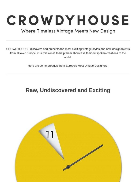 Dare to be different with Europe's Most Unique Designers 😱