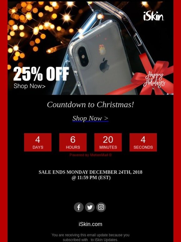 Save like Scrooge - 25% OFF Gifts for the Holidays