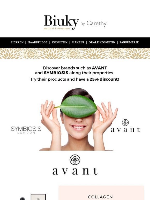 Discover the brands AVANT and SYMBIOSIS | -25%