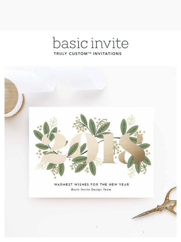 Wish Them a Happy New Year With Holiday Cards at 30% Off