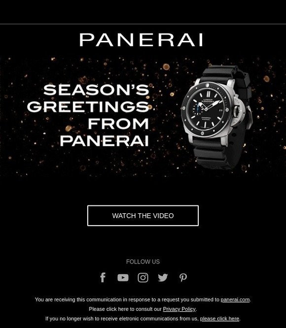 Panerai season’s greetings