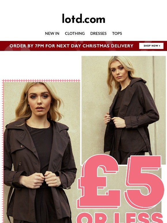Everything £5 in this category!