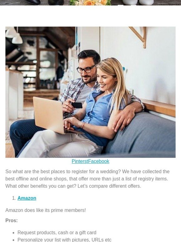 Posts from Top 10 Best Wedding Registry Places And Tips In 2019 for 12/21/2018