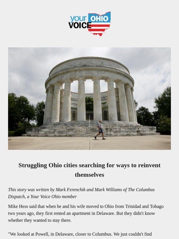 Struggling Ohio cities searching for ways to reinvent themselves