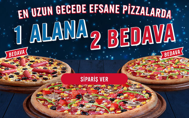 Dominos Cps En Uzun Gecede Efsane Pizzalarda 1 Alana 2 Bedava Milled