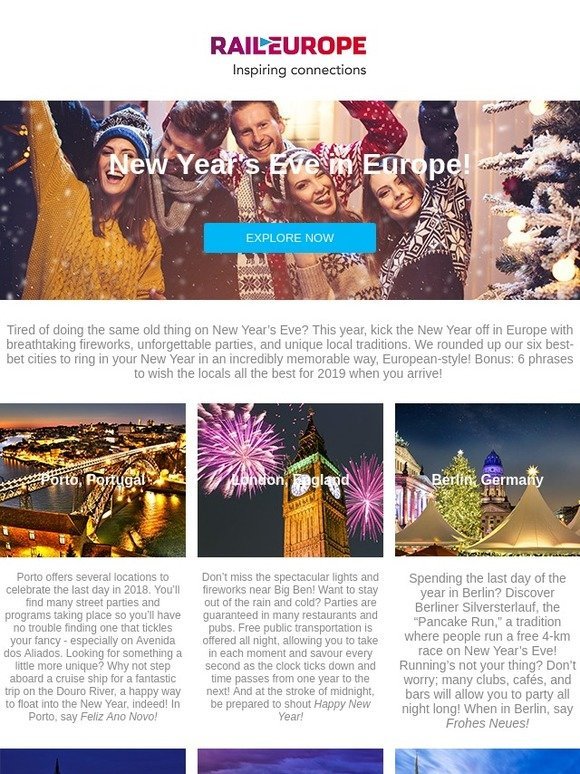Discover the Best Places to spend New Year’s Eve in Europe!