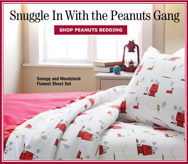 Peanuts Flannel Sheets, Flannel Sheet