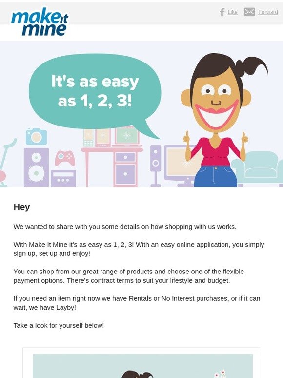 How it works with Make It Mine!