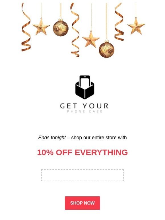 Your 10% discount is expiring tonight!