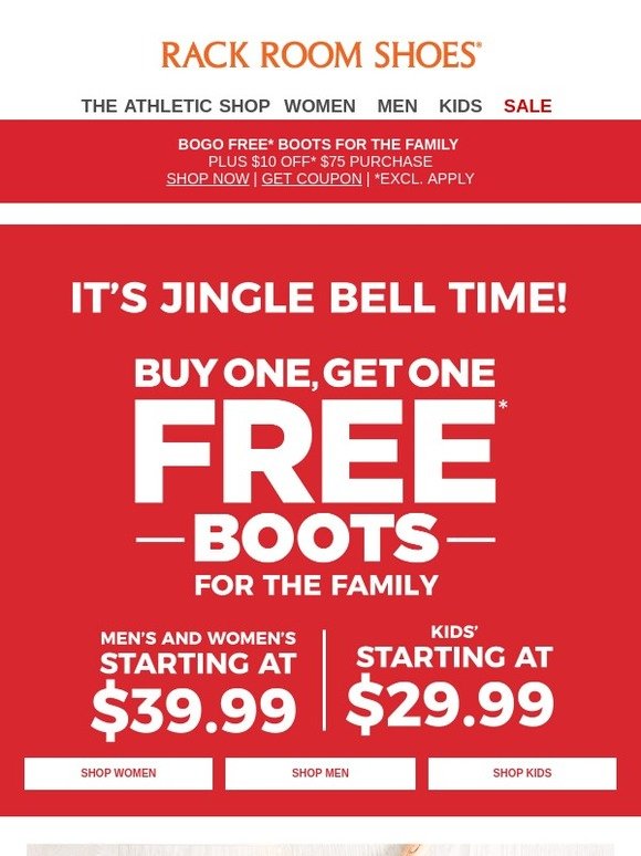 Rack room buy one get one Clearance