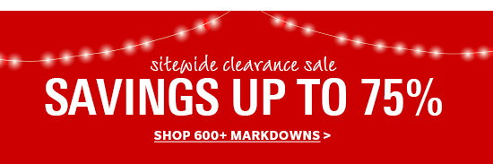 Clearance Sale
