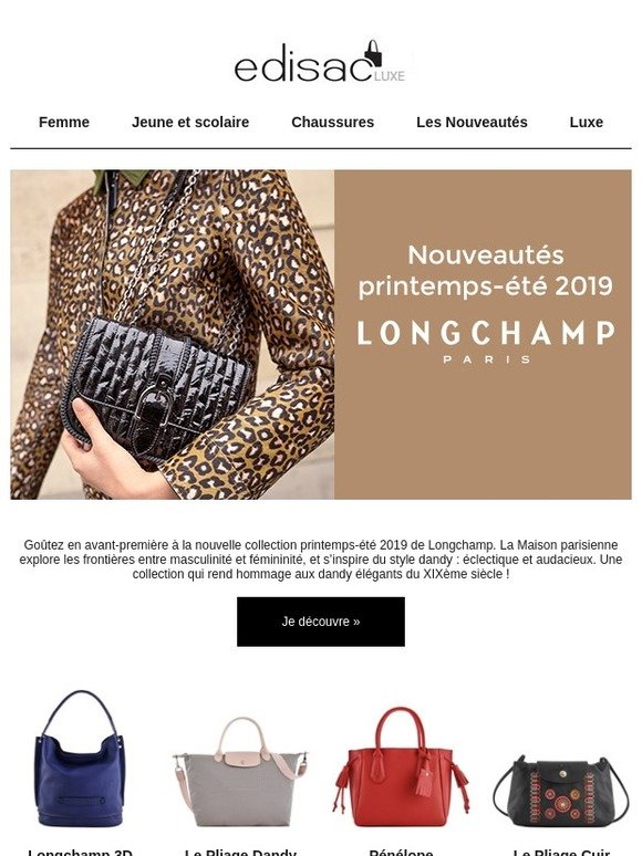 sacs longchamp nouvelle collection