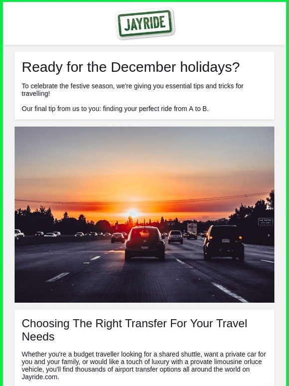 Find your perfect ride to the airport