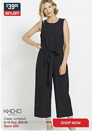 Khoko Smart Crepe Jumpsuit
