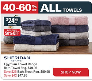 Sheirdan Egyptian Towel Range