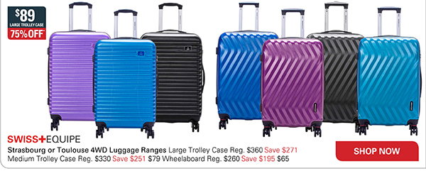 Strasbourg ot Toulouse 4WD Luggage Ranges