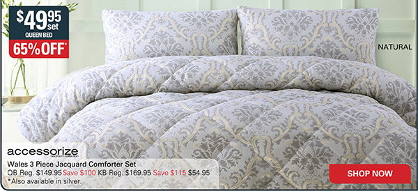 2 piece Jacquard Comforter Set
