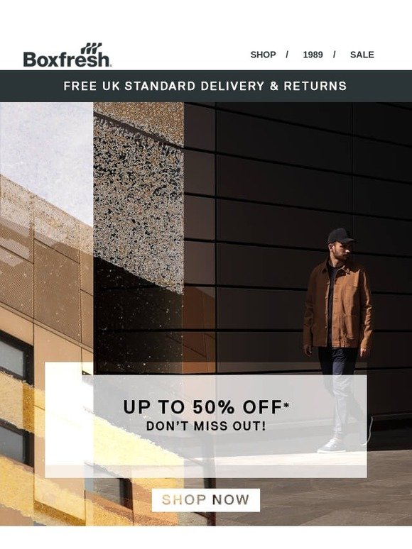 Sale Continues - Up to 50% Off