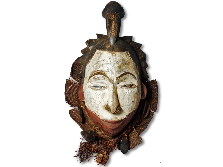 Maske der Ibo, Nigeria/Afrika 43cm