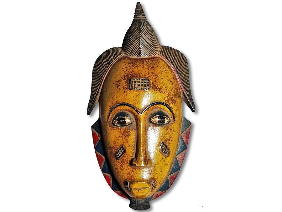 Baule Maske Afrika 35cm