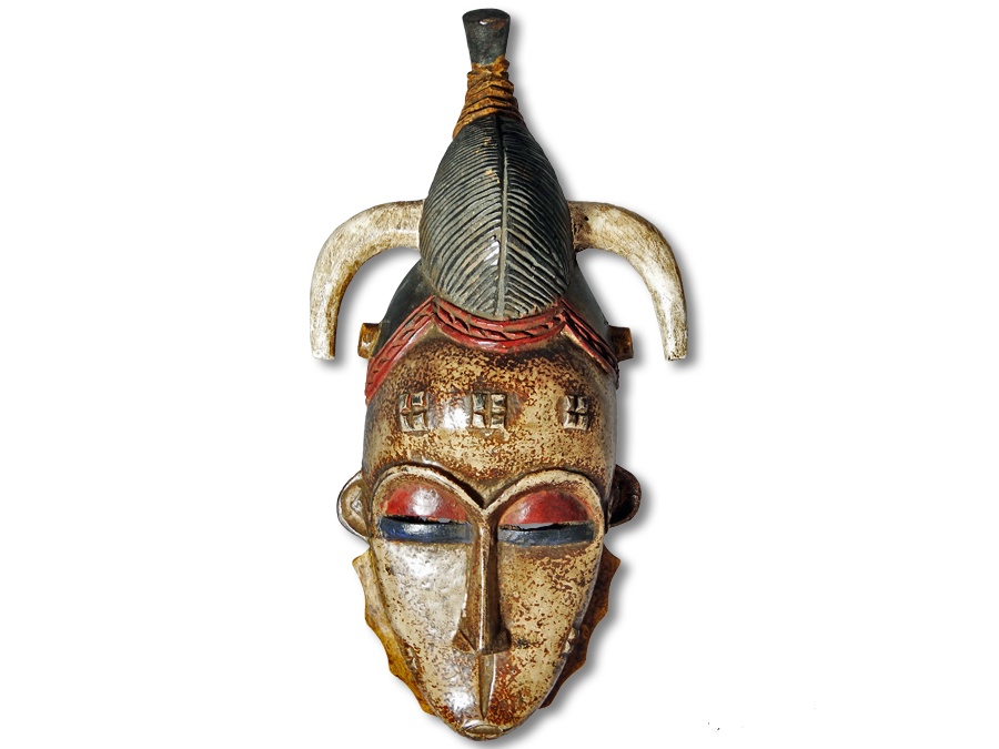Guro Maske Elfenbeinküste/Afrika 35cm