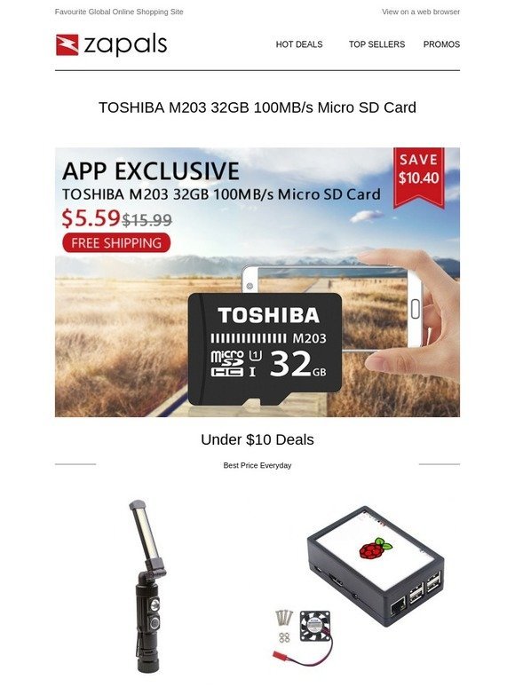 Dear Only Lowest Price Deserves Xmas - TOSHIBA 32GB 100MB/s TF Card $5.59; Super Warm Retro Knight Hoodie $21.99 and More From $3.99
