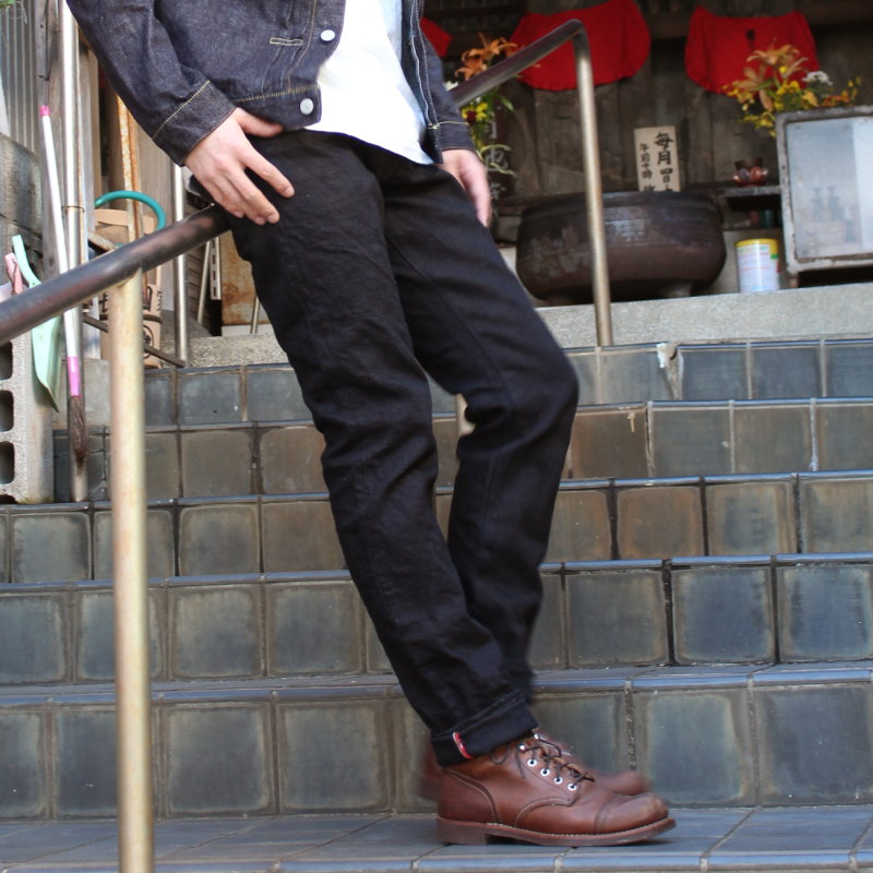 622ZR-BK Secret Black 20oz Selvedge Denim - Relaxed Tapered Fit