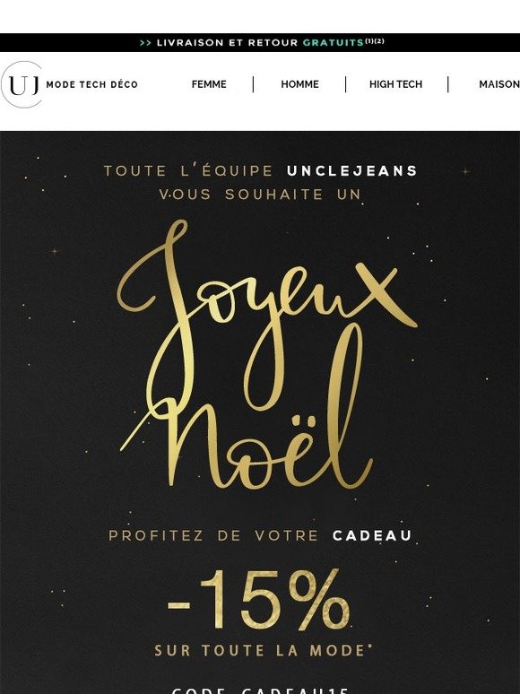 Joyeux Noel ! Ouvrez vite votre cadeau...