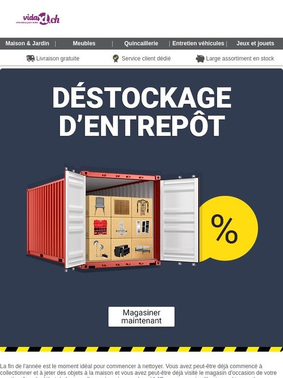 Presque 2019 - il est temps de nettoyer notre entrepôt