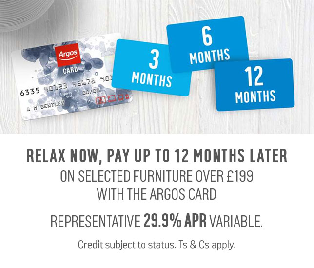 PAY UP TO 12 MONTHS LATER