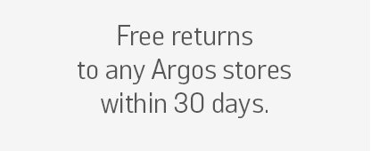 Free Returns to any Argos Store within 30 days.