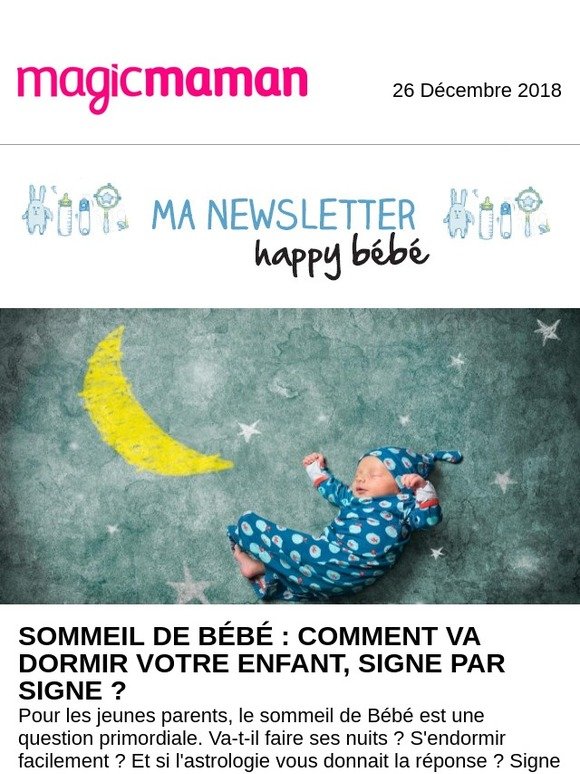 Magicmaman Le Sommeil De Votre Bebe Selon Son Signe Astrologique Milled