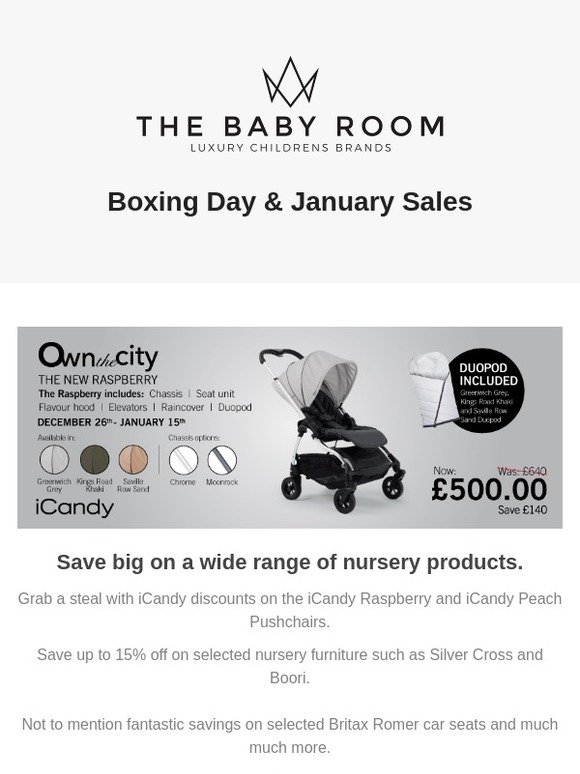 prams boxing day sale